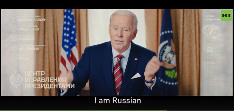 Tajni projekt Dedek na vrvici: »Čipirani Biden poje ‘Jaz sem Rus’«  (VIDEO)
