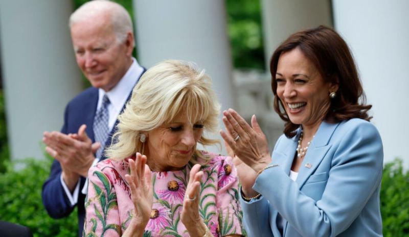 Jill proti Kamalinemu (na)smehu: Razpoke v razmerju Biden-Harrisova