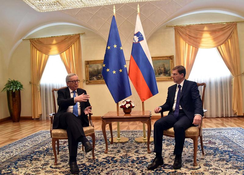 Juncker in Cerar o 