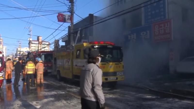 Več mrtvih v požaru v južnokorejski bolnišnici