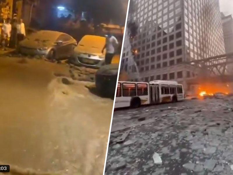 Vse se vrača, vse se plača: Tel Aviv pod točo raket, bunkerji in ceste pa potopljene z gnojnico