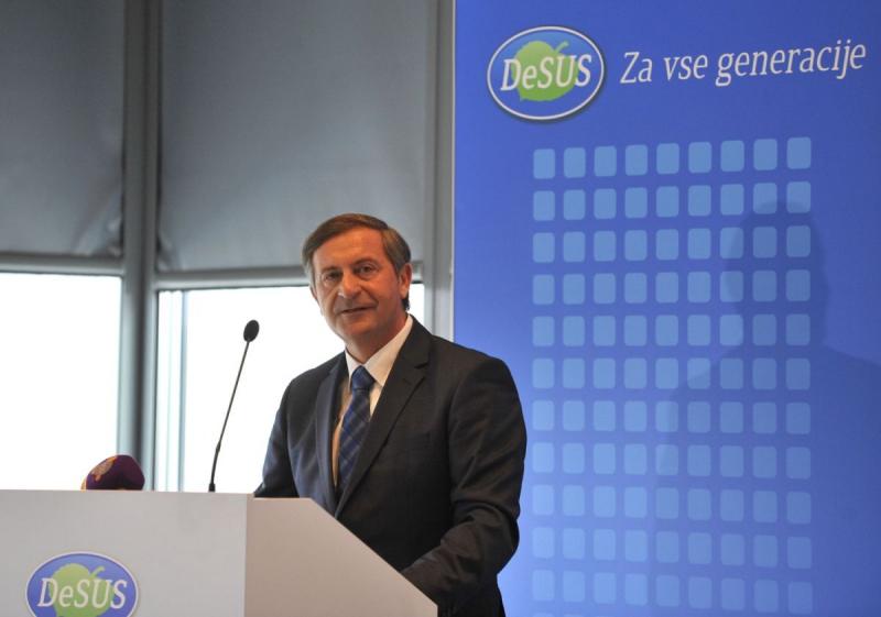 Erjavec prevzel četrti mandat na čelu DeSUS