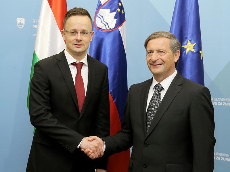 Erjavec z madžarskim kolegom predvsem o drugem tiru