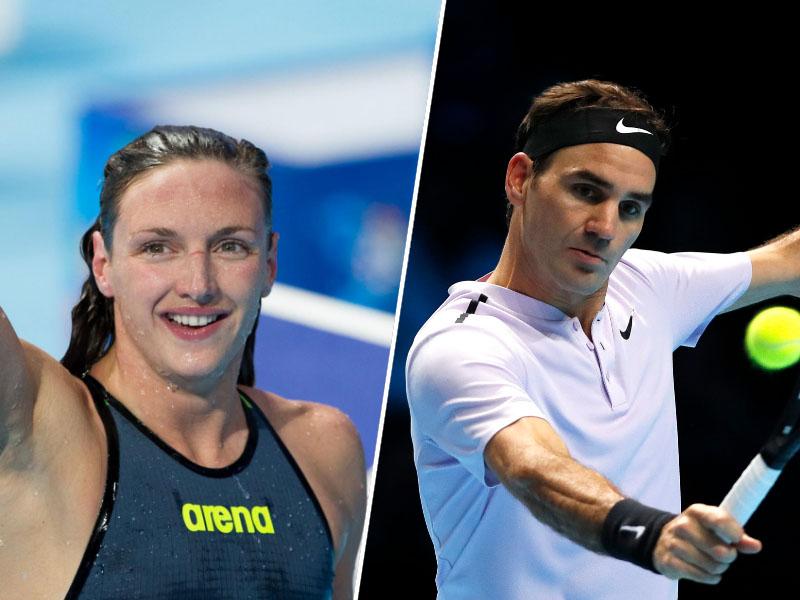 Evropska športnika leta po izboru AIPS Federer in Hosszujeva