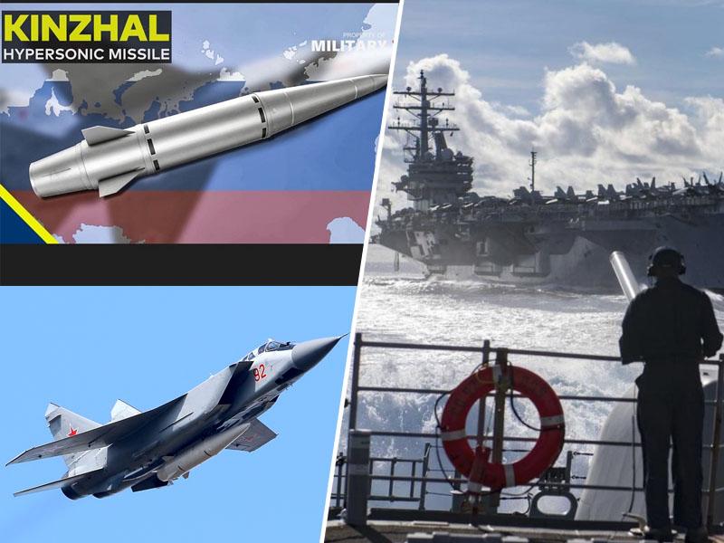 Dve salvi dovolj za vse ameriške letalonosilke: Zakaj so »veličastne« ameriške ladje lahke tarče za ruske »Kinžale«?