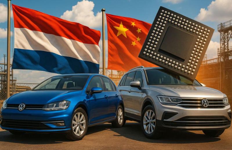 Kraja čipov ustavila Golf in Tiguan: Nizozemska zaplemba kitajskega podjetja zavira proizvodnjo avtomobilov v Evropi!