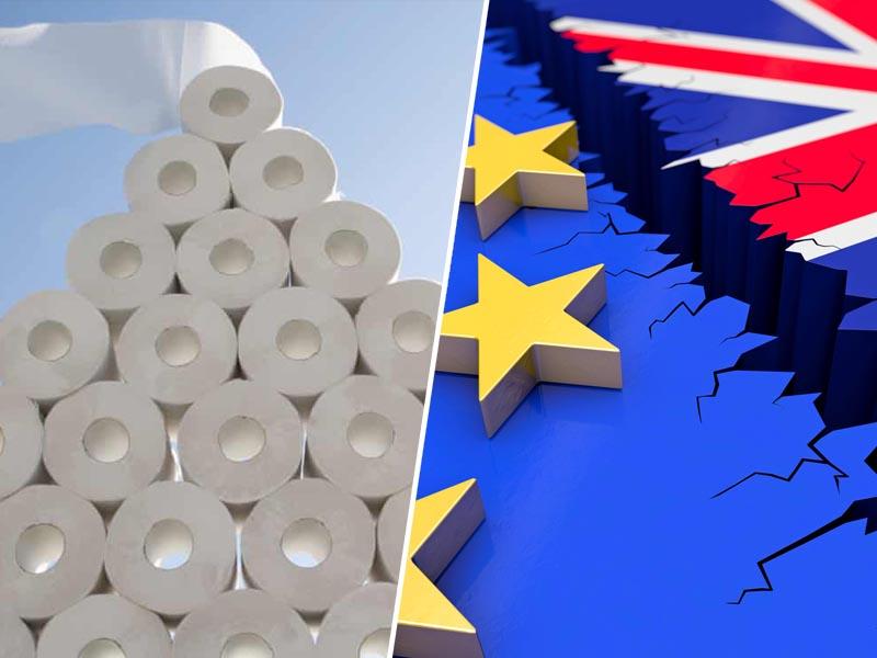 »Brexit« po zadnjem predlogu EU mogoč, Britance pa skrbi pomanjkanje - toaletnega papirja