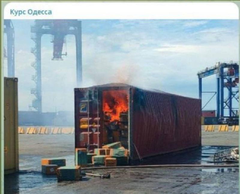 Rusija ni napadla »civilne infrastrukture pristanišča Odesa«, pač pa vojaški tovor in skladišče z vojaško opremo