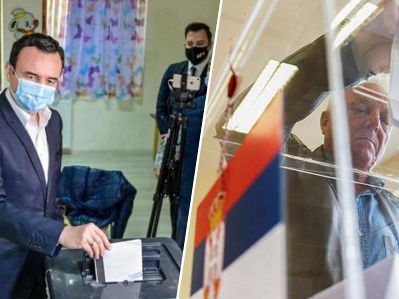 Predsednik kosovske vlade glasoval v Albaniji, Srbom s Kosova pa prepovedal glasovanje na Kosovu