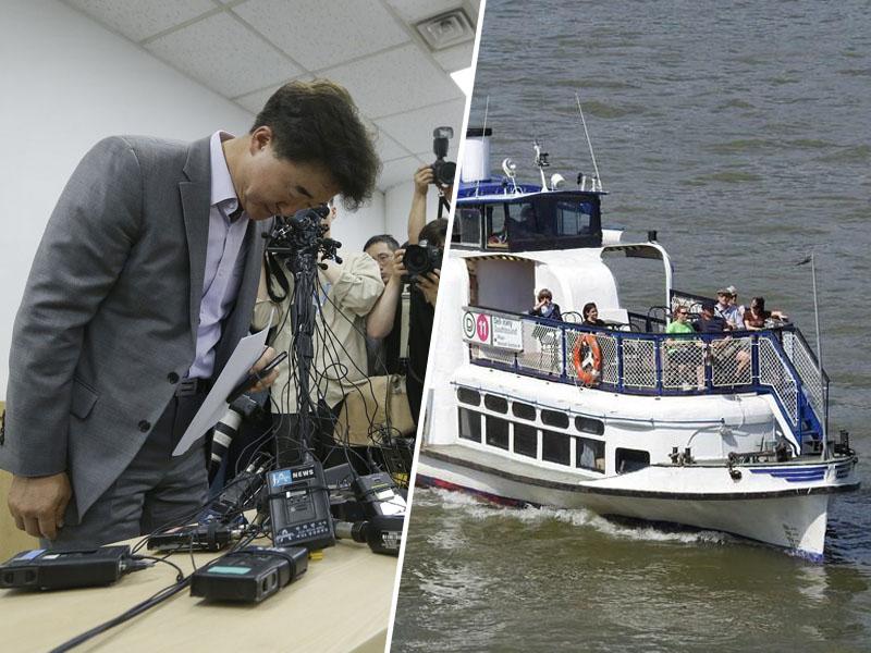 Ne tako dobra tura: ladja na Donavi se je po trku z rečno križarko potopila v samo sedmih sekundah