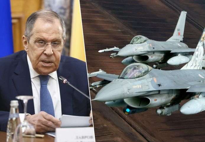 Lavrov: Moskva bo zahodna letala F-16 v Ukrajini obravnavala kot jedrsko grožnjo Rusiji