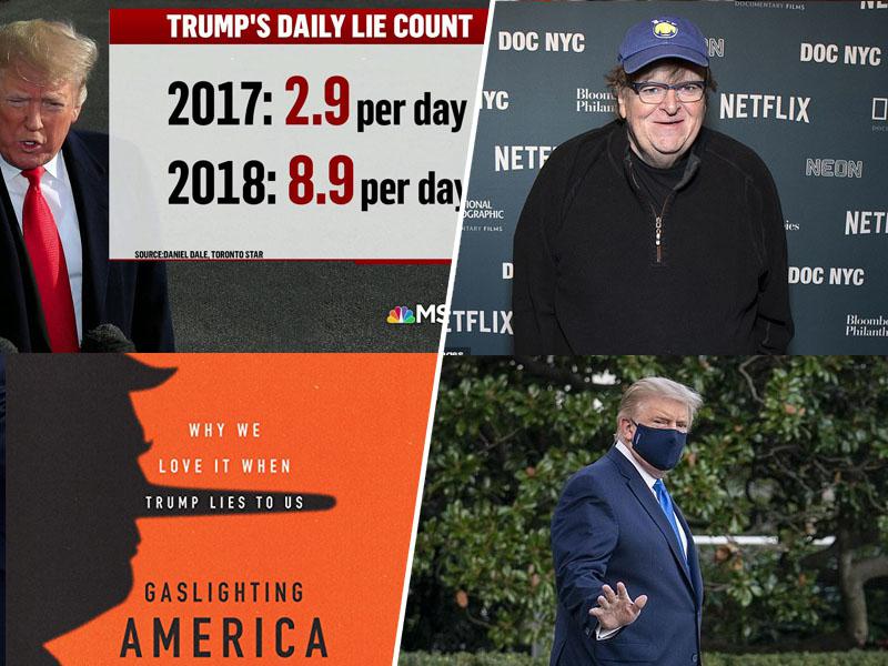 Michael Moore: »Trump laže, da ima koronavirus. Dela se, da bi preložil volitve in poskrbel za lastno pomilostitev!«