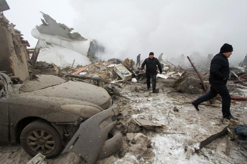 V strmoglavljenju turškega tovornega letala v Kirgizistanu 37 mrtvih 