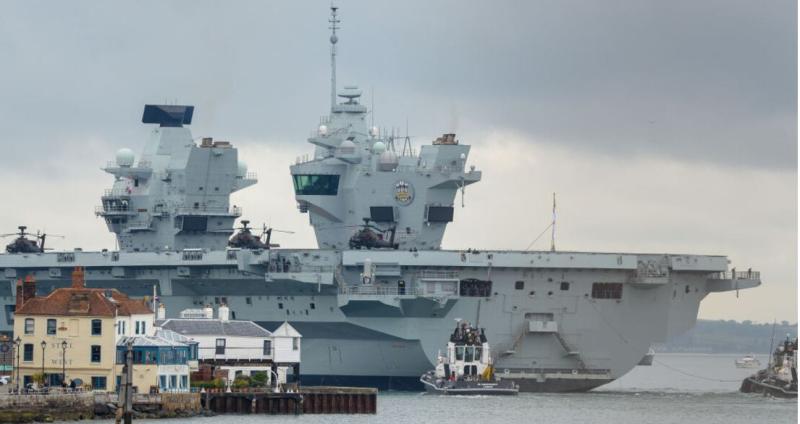 Kanibalizirajo največjo britansko vojaško ladjo »Prince of Wales« kot na bolšjem trgu