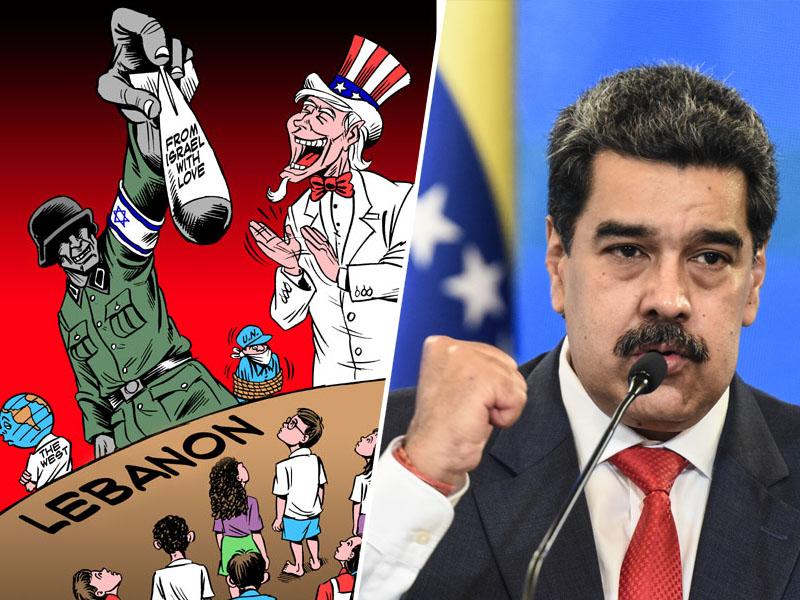 Venezuela obsoja uboj Nasrale in »politiko iztrebljanja, ki jo vodi Netanjahu, vodja terorizma 21. stoletja«