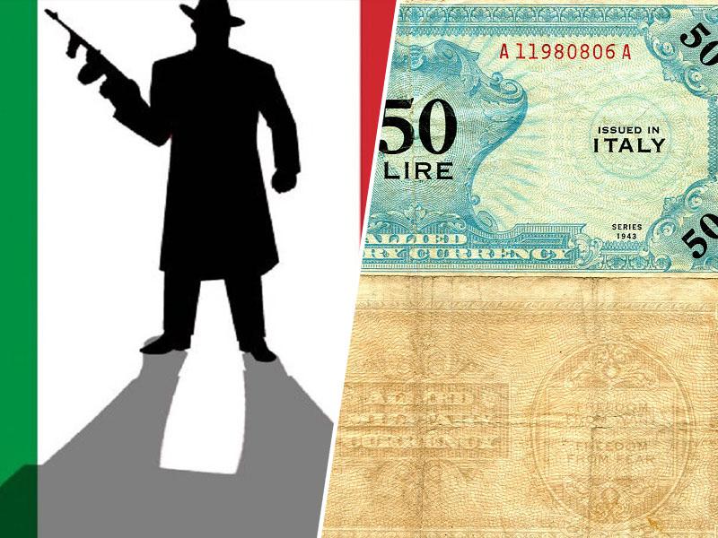 Mafija v Italiji še vedno uporablja staro valuto, politiki pa si želijo - »nove lire«