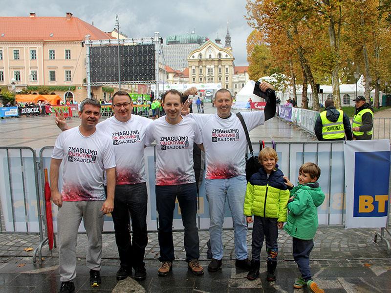 Tudi Insajder.com z Urbanimi tekači na ljubljanskem maratonu