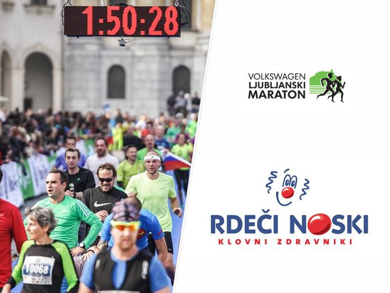 Kaj imata skupnega Ljubljanski maraton in društvo Rdeči noski