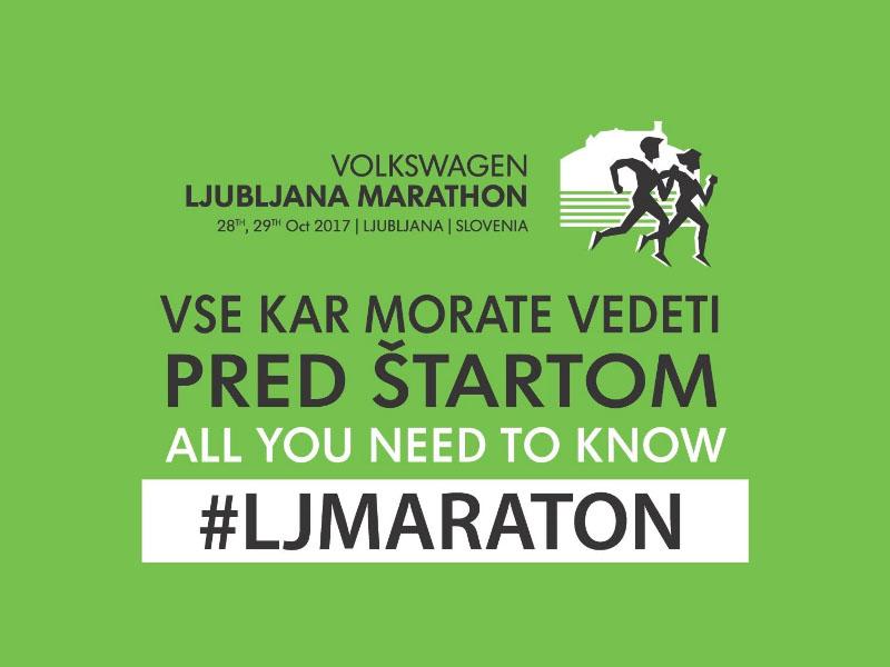 Ljubljanske ulice bodo danes preplavljene z maratonci