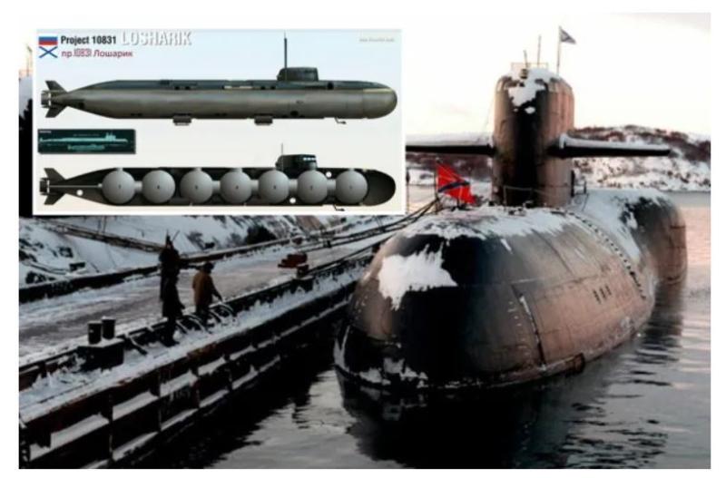 »Najbolj grozljiva novica« za zahodne mornarice: Rusija vrača v uporabo skrivnostno »sabotažno« podmornico »Lošarik«