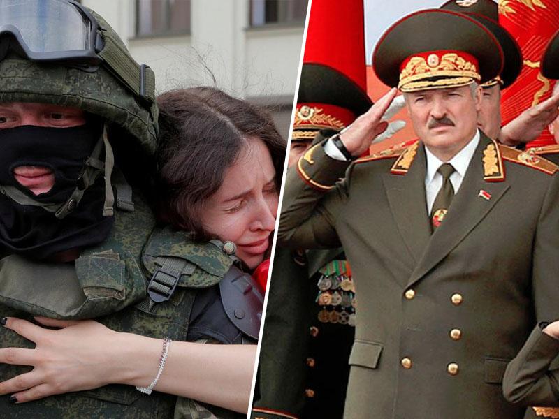 Lukašenko na kolenih: »Tanki so na 15 minut od meje, NATO zahteva ponovitev volitev, to bi bila smrt naše države!«
