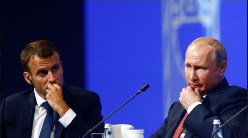 Macron razkril: Zakaj je poklical ruskega predsednika Putina