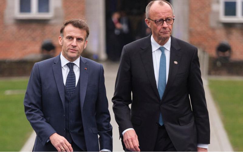 Težave v raju: Zakaj je Merz jezen na Macrona?