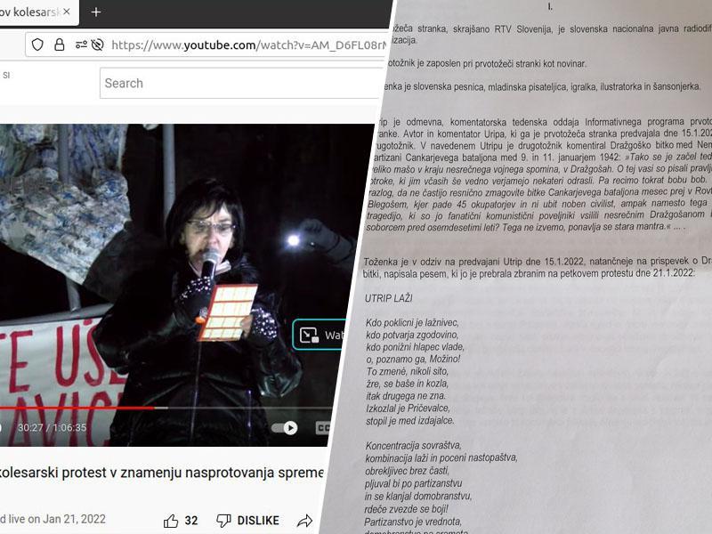 Kaj piše v tožbi, s katero RTV Slovenija in Jože Možina tožita Svetlano Makarovič zaradi »Utripa laži«