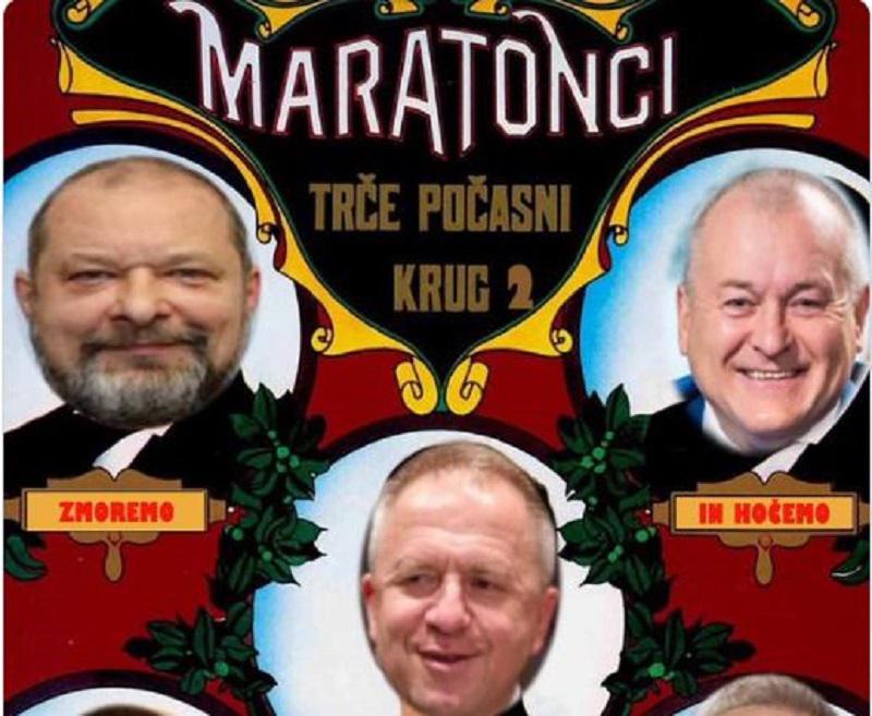 Maratonci tečejo zadnji krog: »Zmoremo in hočemo konkretno izropat Slovenijo!«