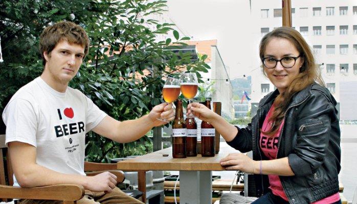 Mlada podjetnika leta sta Matej Pelicon in Anita Lozar