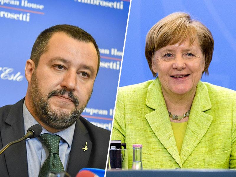 Salvini po volitvah na Bavarskem: Arrivederci Merkel