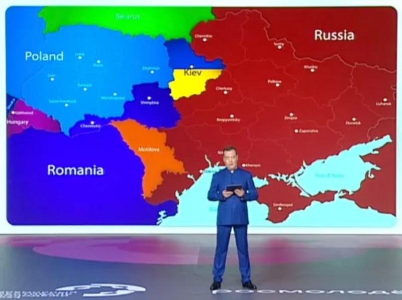 Ukrajina se vse bolj krči: Zelenskemu so pokazali nov zemljevid Ukrajine, na katerem manjka 45 mest