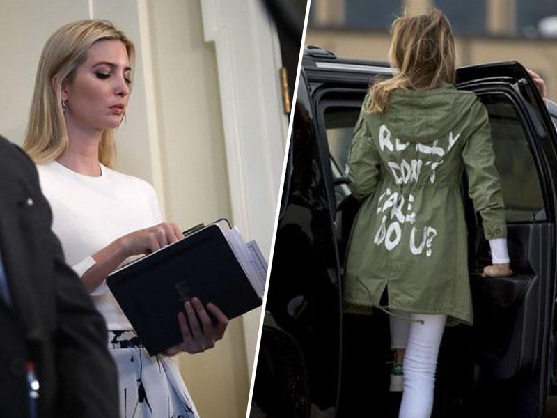 Kritiki izpostavili dvoličnost Ivanke in Melanie Trump