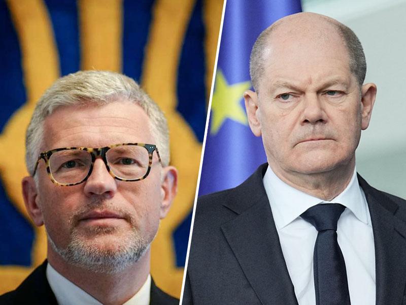 Ukrajina je nemško politiko označila za »sramotno«, Olaf Scholz pa je za Kijev »užaljena jetrna klobasa«