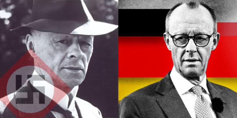 Nova nemška revizija zgodovine: Merz pred Merklovo dolgovezil o nacistični propagandi proti Ukrajini