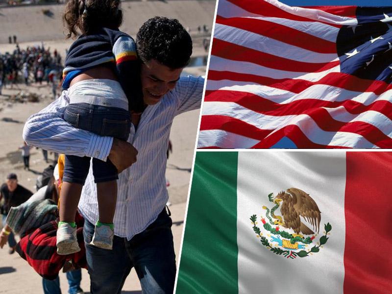 Mehiške oblasti bodo deportirale migrante po neuspešnem naskoku na ameriško mejo