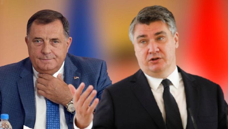 Hrvaški predsednik Milanović: »Dodik je naš partner v BiH!«