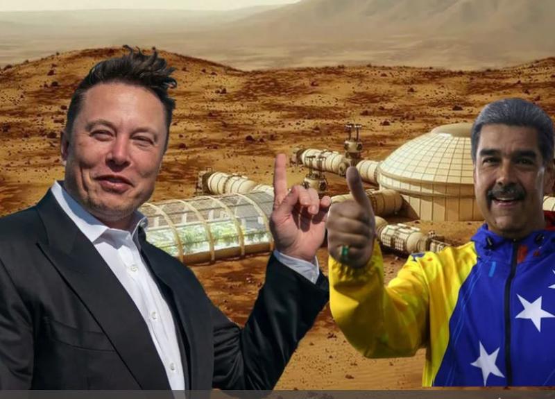 Musk proti Maduru: »Če zmagam jaz, on odstopi, če zmaga on, mu dam zastonj potovanje na Mars!«