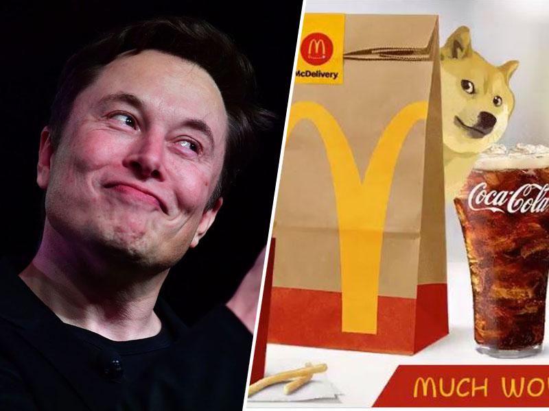 Elon Musk obljubil, da bo »pred kamerami pojedel happy meal«, če McDonalds naredi nekaj povsem novega!
