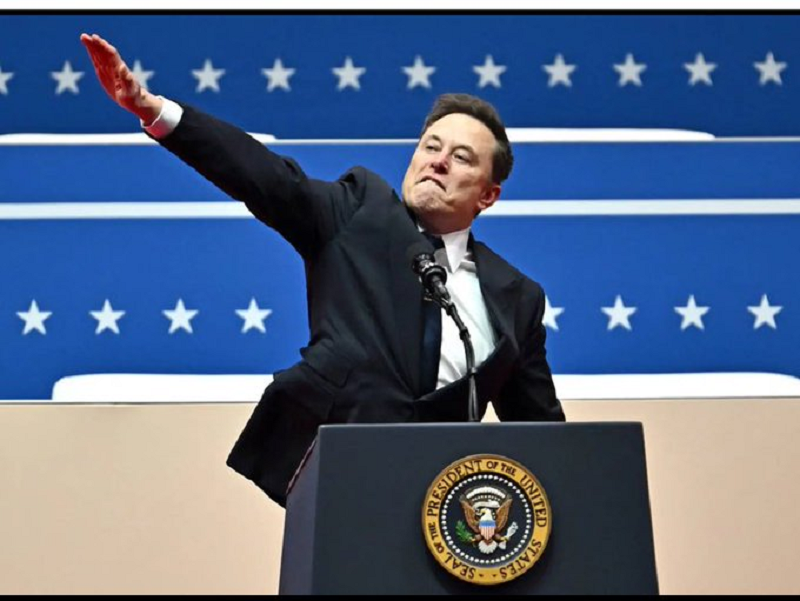 Je Elon Musk na Trumpovi inavguraciji res pozdravljal z nacističnim pozdravom? Posnetki razkrili resnico