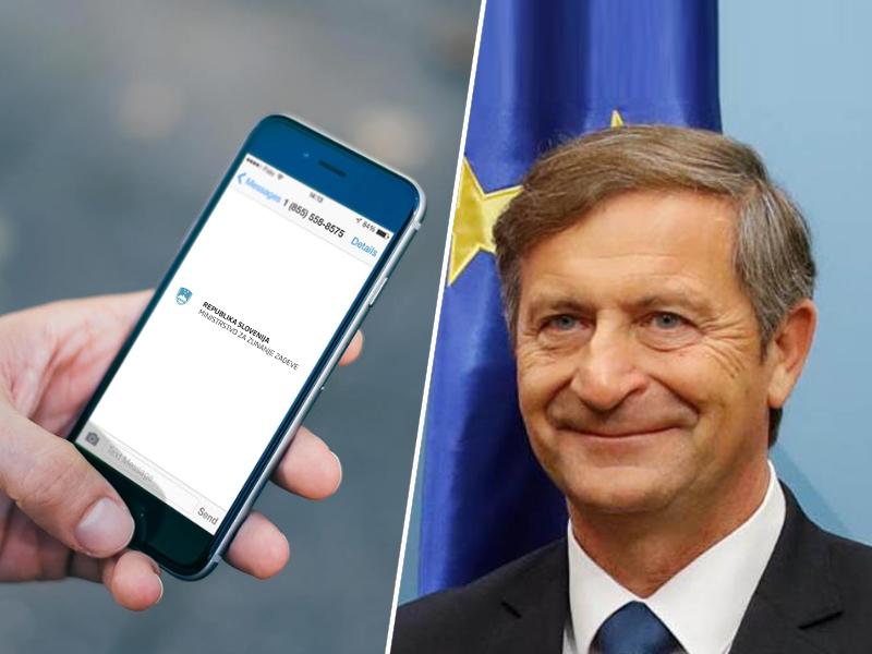 MZZ s storitvijo SMS obvešča državljane