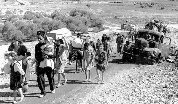 Palestinci s shodi obeležujejo obletnico nakbe