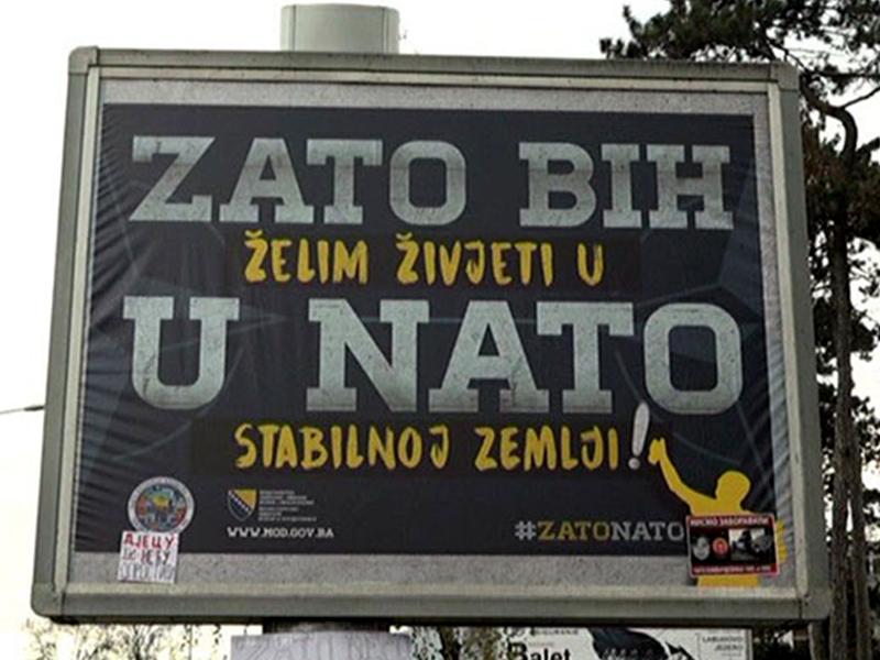 Protest: NATO v BIH dolguje delavcem na milijone evrov