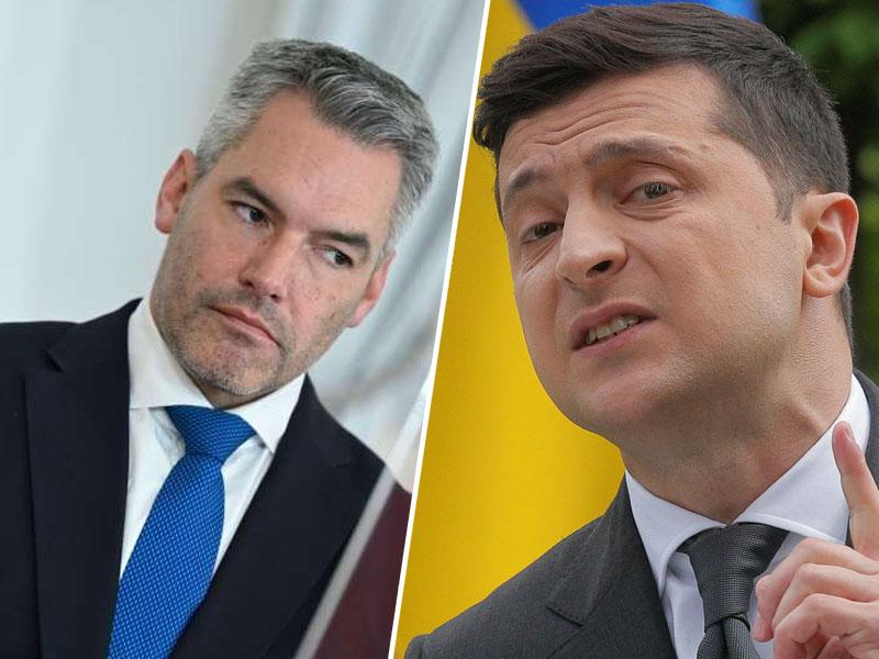 Avstrijski predsednik vlade: Zelenski »ne ve, kako dolgo bo Ukrajina še obstajala«, a ga ni strah pogovora o nevtralnosti