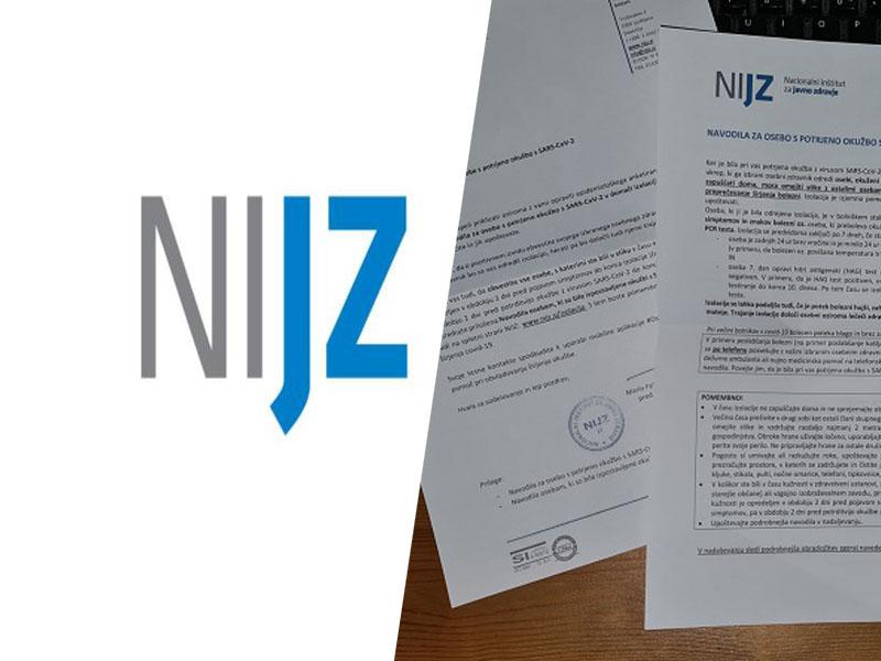 Kako NIJZ zapravlja denar: 780.000 evrov za prepozna »navodila za osebe s potrjeno okužbo s SARS-CoV-2«