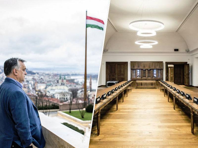 Orbanova nova palača: madžarski premier se seli v nekdanji samostan, a razkošje je premila beseda za to, kako vse izgleda