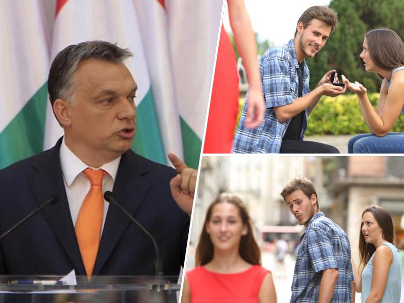 Blamaža pa taka: Na panojih za Orbánovo kampanjo o družinskih vrednotah, je parček, ki je vsem znan …