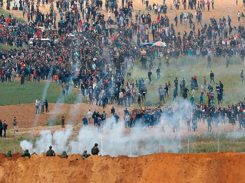 V Gazi ob meji z Izraelom znova nasilje
