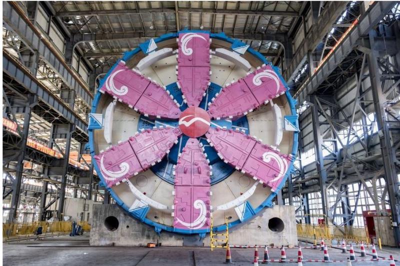 Kitajska strojem za vrtanje predorov vgrajuje »pametne možgane«, da bi pospešila podzemno gradnjo