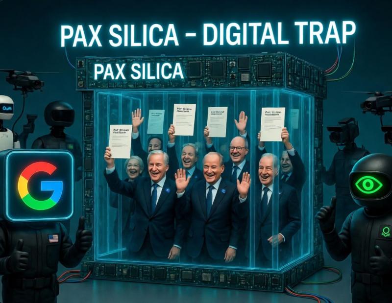 Pax Silica: Kako se je je Evropa odrekla svobodi, sprejela tehnološko suženjstvo in vstopila v ameriško past